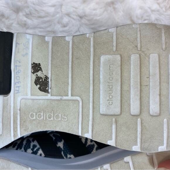 Adidas Cheetah Print Cloudfoam Running Shoes Sneaker Women's Size 8 Men's Size 7 - Picture 9 of 11